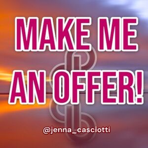 Make me an offer on your favorite items! 😊